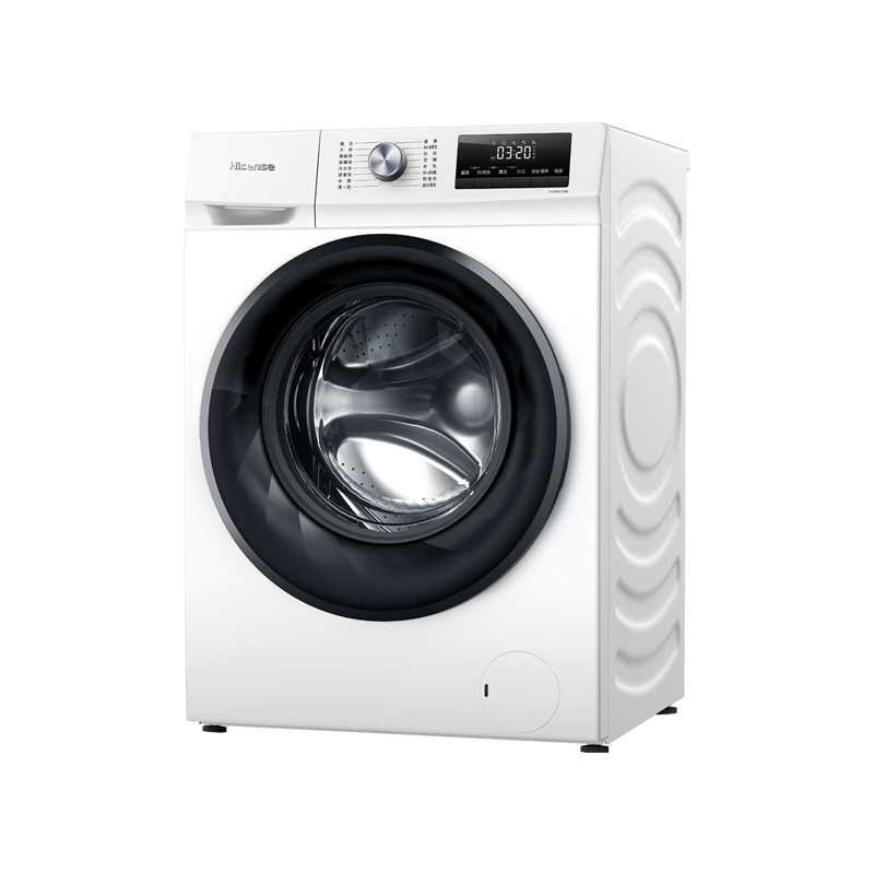 海信（Hisense）XQG80-G1203F 8KG全自动滚筒洗衣机 八公斤大容量 家用租房神器 纤薄嵌入 节能省电 